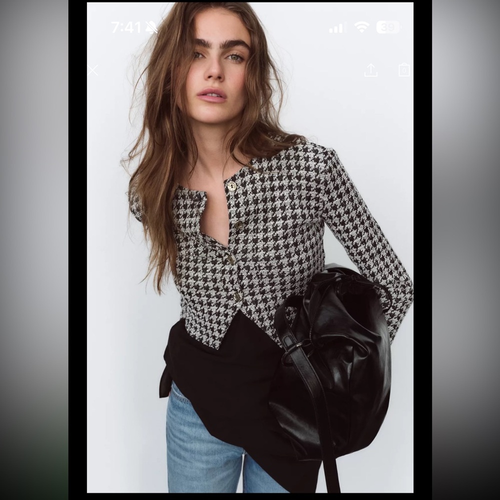 HOUNDSTOOTH JACKET